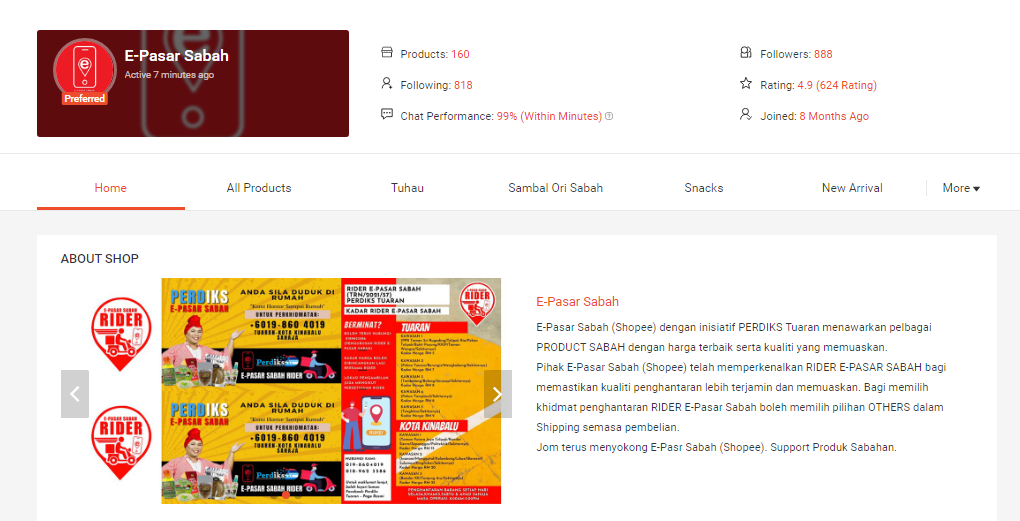 E-Pasar Sabah dan Vixtech